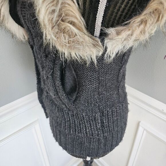Loft sleeveless faux fur sweater vest size XS - Picture 6 of 13